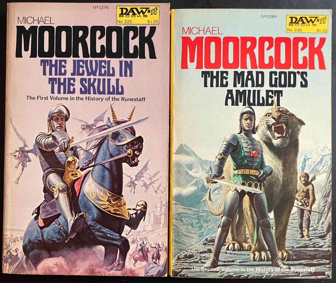 volume 1 and 2 of Moorcock's The History of the Runestaff series
